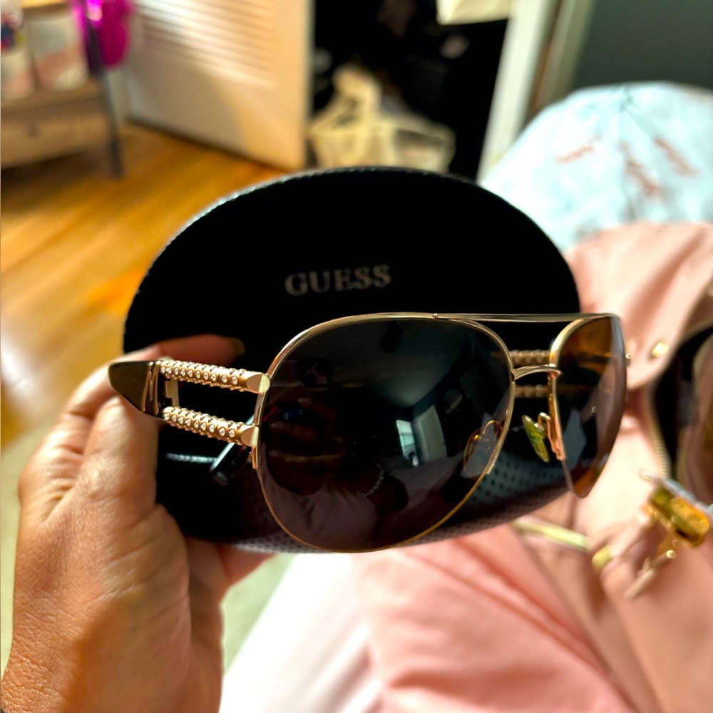 Designer sunglasses with cases